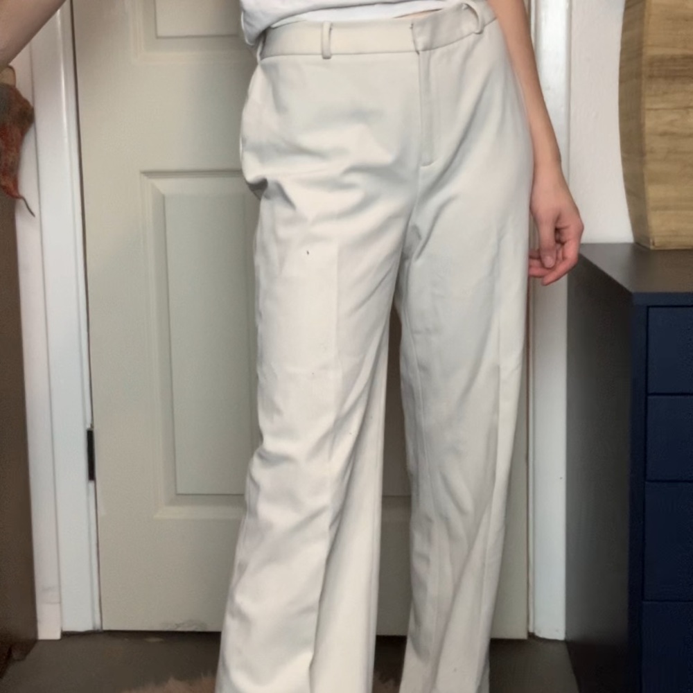 Cream Slacks